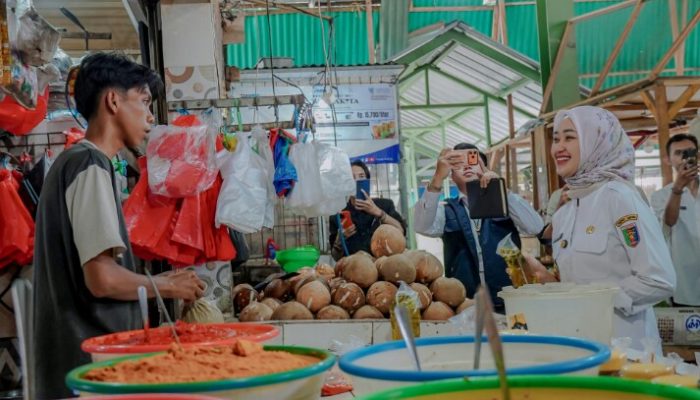 Cek Langsung ke Pasar, Wagub Lampung Pastikan Stabilitas Harga, Stok dan Pasokan Bahan Pangan