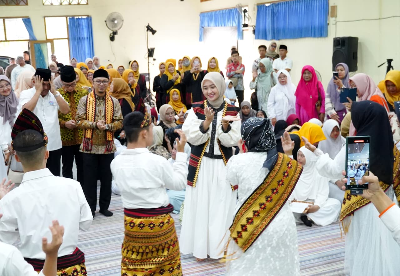 Wagub Lampung Jihan Nurlela saat menghadiri Silaturahmi Ramadan bersama Keluarga Besar Persatuan Komunitas Disabilitas Lampung (PKDL) di SLB Negeri PKK Provinsi Lampung || Foto: Dinas Kominfotik Provinsi Lampung