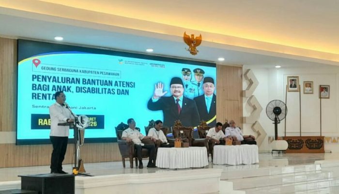 303 Warga Pesawaran Penerima Manfaat Dapat Bantuan ATENSI Kemensos RI