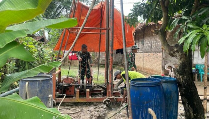 Progres Pembangunan Sumur Bor TMMD di Sejumlah Titik Guna Perkuat Akses Air Bersih untuk Warga