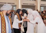 Wagub Lampung Jihan Nurlela membuka kegiatan Lampung Berhaji yang diselenggarakan oleh Bank Syariah Indonesia (BSI) bekerja sama dengan Pemprov Lampung di Masjid Al-Bakrie, Bandar Lampung || Foto: Dinas Kominfotik Provinsi Lampung