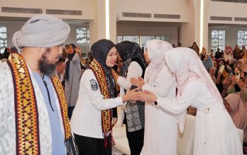 Wagub Lampung Jihan Nurlela membuka kegiatan Lampung Berhaji yang diselenggarakan oleh Bank Syariah Indonesia (BSI) bekerja sama dengan Pemprov Lampung di Masjid Al-Bakrie, Bandar Lampung || Foto: Dinas Kominfotik Provinsi Lampung