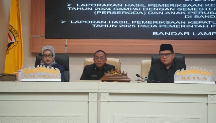 Paripurna DPRD Lampung Tetapkan Rekomendasi LHP BPK, Fokus Perbaikan Kinerja dan Akuntabilitas Pemprov Lampung