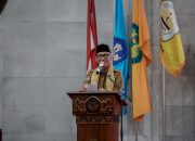 Gubernur Lampung Rahmat Mirzani Djausal saat menghadiri kegiatan Stadium General BEM Universitas Lampung (Unila) Periode 2026 || Foto: Dinas Kominfotik Provinsi Lampung