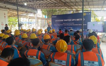 Peningkatan kompetensi petugas Yantek PLN UP3 Metro melalui Akademi Yantek, sebagai upaya memperkuat keandalan layanan kelistrikan menjelang Hari Buruh || Foto: PLN UP3 Metro