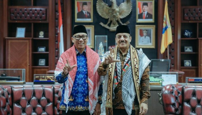 Terima Dubes Palestina, Gubernur Mirza: Solidaritas Lampung Lahir dari Ketulusan