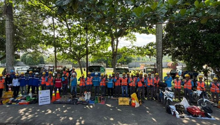 Jelang Hari Buruh, PLN ULP Bandar Jaya Perkuat Budaya K3