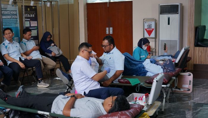 Gandeng PMI, PLN UID Lampung Rutin Gelar Donor Darah