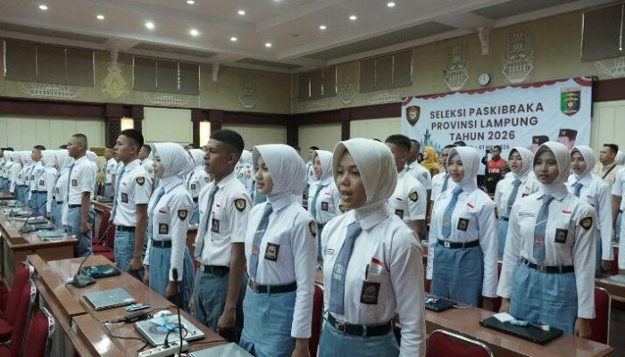 Seleksi Paskibraka Lampung 2026 Resmi Dimulai, 90 Putra-Putri Terbaik Ikuti Tahapan