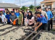 Eva Dwiana dan Sekda Lampung Tinjau Sentra Ikan Teri Pulau Pasaran