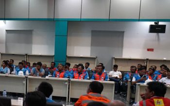 Potret saat petugas layanan mengikuti sosialisasi Budaya PS4 (Penampilan, Sikap, Senyum, Salam, dan Sapa) di Bandar Lampung || Foto: PLN UP3 Tanjung Karang