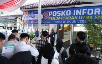 Kegiatan UTBK-SNBT Universitas Lampung Tahun 2026 berjalan lancar dan kondusif dengan dukungan listrik yang andal dari PLN || Foto: PLN UP3 Tanjung Karang