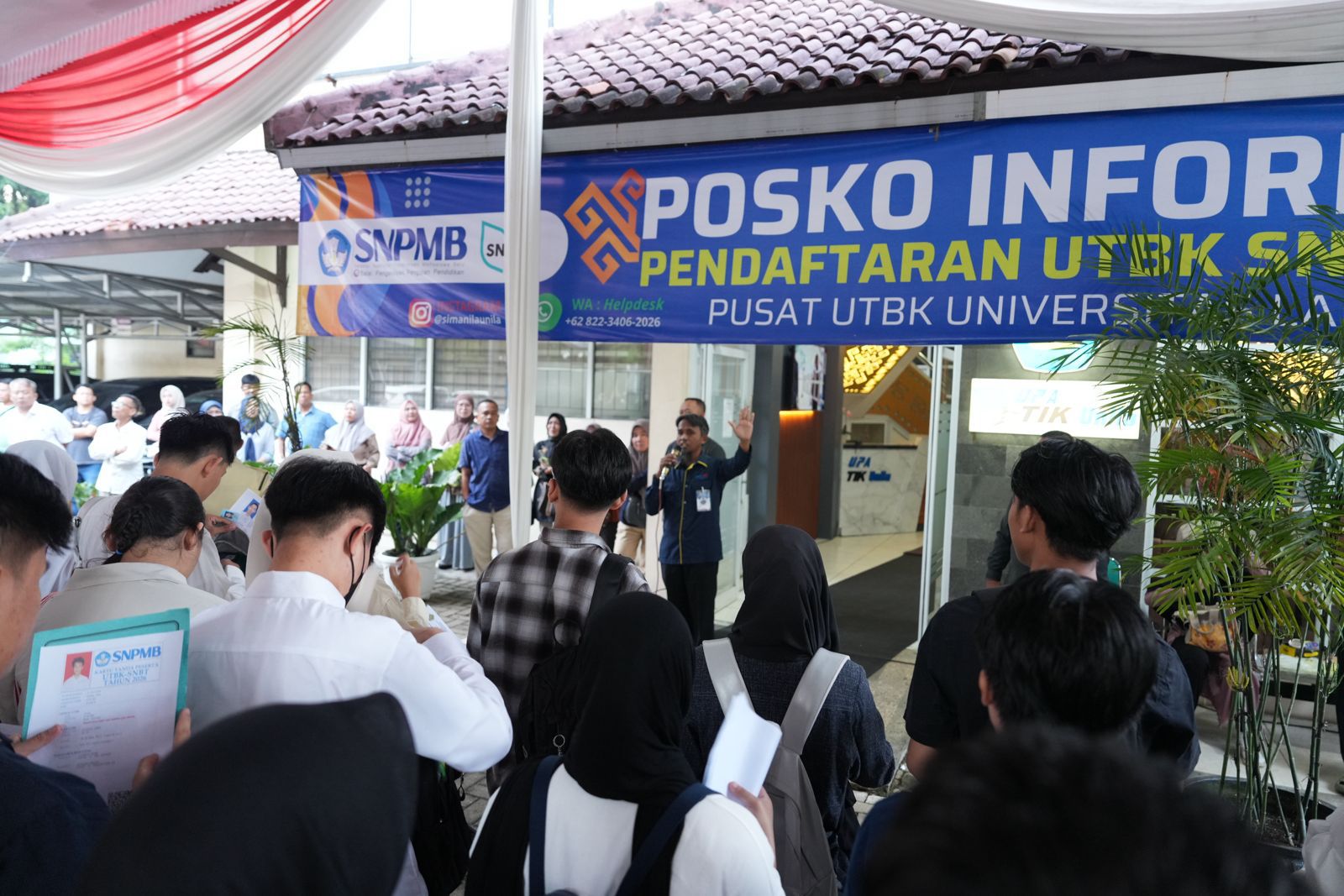 Kegiatan UTBK-SNBT Universitas Lampung Tahun 2026 berjalan lancar dan kondusif dengan dukungan listrik yang andal dari PLN || Foto: PLN UP3 Tanjung Karang