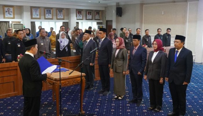 Enam Pejabat Dilantik, Pemprov Lampung Dorong Birokrasi Adaptif dan Berdampak