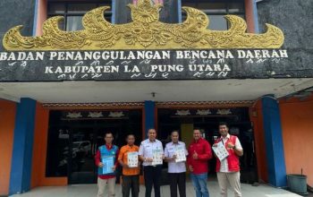 Koordinasi PLN dan BPBD Lampung Utara dalam memetakan wilayah rawan banjir guna menjaga keandalan listrik dan keselamatan masyarakat || Foto: PLN ULP Bumi Abung
