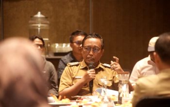 Kepala Dinas Komunikasi, Informatika, dan Statistik Provinsi Lampung Ganjar Jationo dalam Sarasehan bertema "Lampung Mau Dibawa ke Mana?" di Hotel Radisson Bandar Lampung || Foto: Dinas Kominfotik Provinsi Lampung