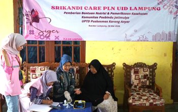 Peduli Lansia, Srikandi PLN UID Lampung Berikan Bantuan Nutrisi hingga Pemeriksaan Kesehatan