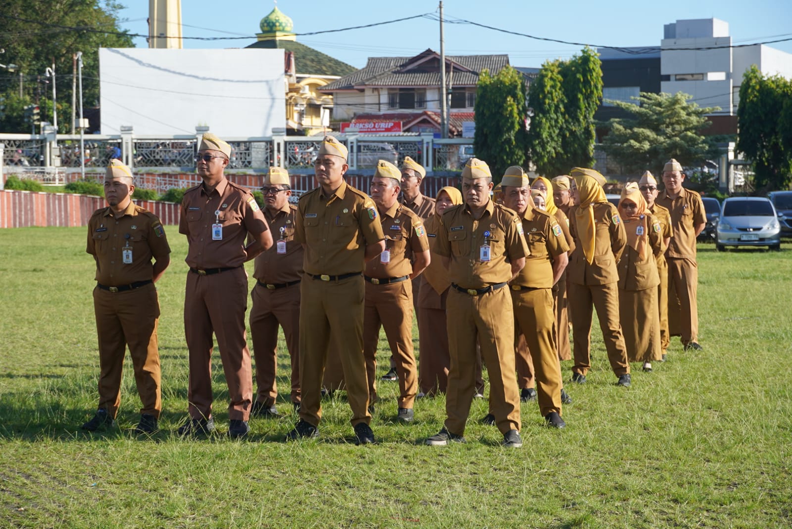 Asisten Administrasi Umum Sekretariat Daerah Provinsi Lampung, Sulpakar, menegaskan pentingnya disiplin, kebersamaan, dan keteladanan ASN || Foto: Dinas Kominfotik Provinsi Lampung