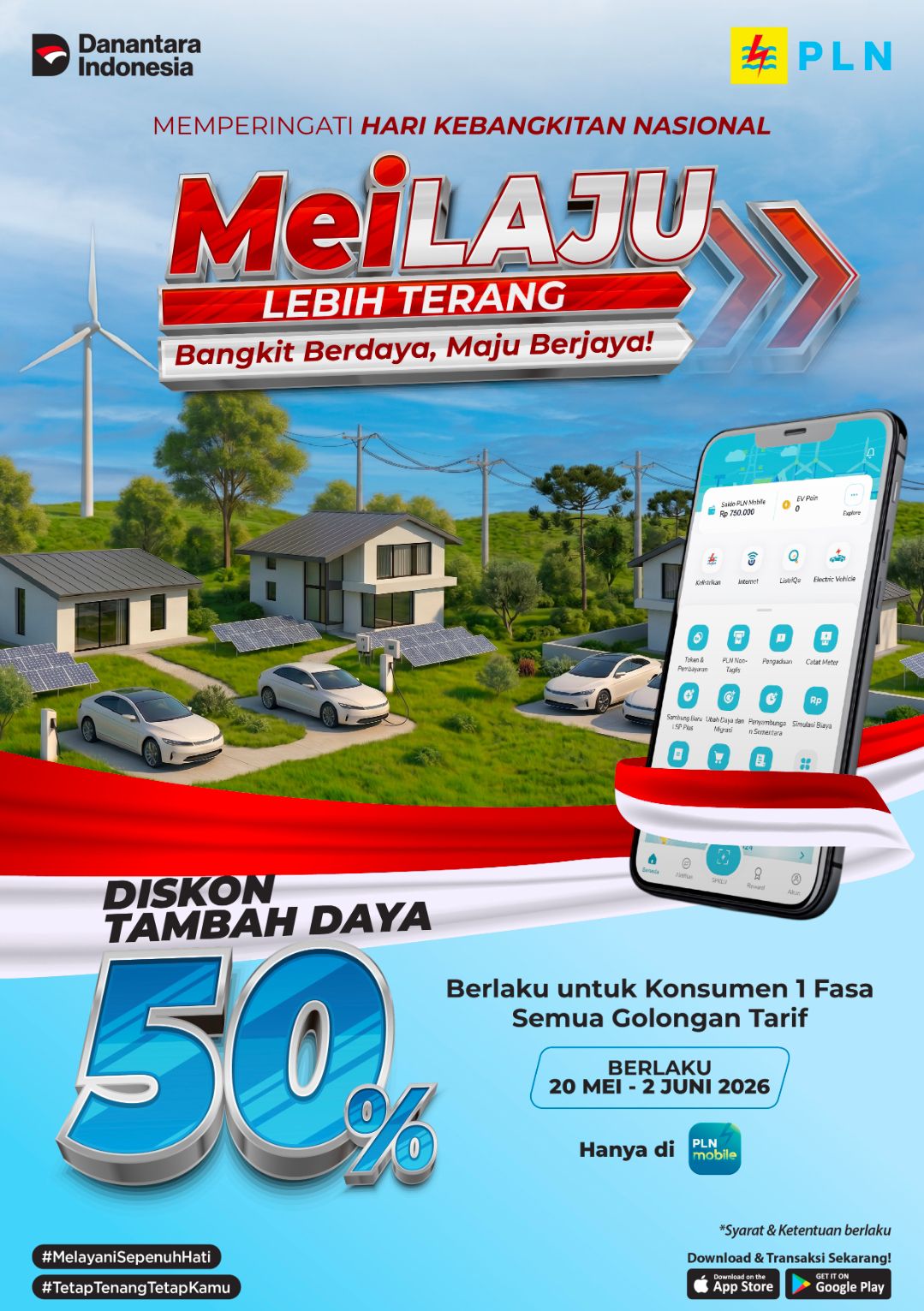 Melalui program "MeiLaju Lebih Terang: Bangkit Berdaya, Maju Berjaya", PLN memberikan kemudahan bagi pelanggan untuk meningkatkan kapasitas listrik dengan biaya lebih hemat hingga 50 persen || Foto: PLN UID Lampung
