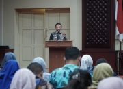 Sekdaprov Lampung Marindo Kurniawan membuka Kegiatan Asistensi Sistem Akuntabilitas Kinerja Instansi Pemerintah (SAKIP) dan Pembangunan Zona Integritas (ZI) Perangkat Daerah di Lingkungan Pemerintah Provinsi Lampung Tahun 2026 || Foto: Dinas Kominfotik Provinsi Lampung