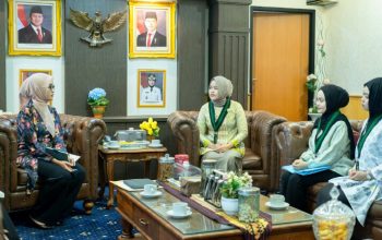 Wagub Lampung, Jihan Nurlela, menerima audiensi Korps HMI-Wati (KOHATI) Himpunan Mahasiswa Islam (HMI) Cabang Bandar Lampung || Foto: Dinas Kominfotik Provinsi Lampung