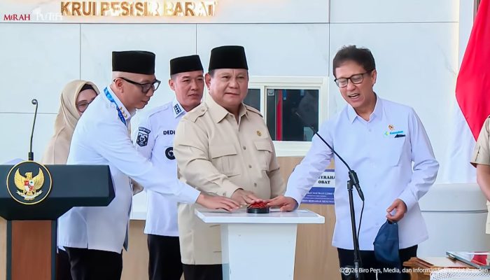 Gubernur Lampung Dampingi Presiden Resmikan RS KH M Tohir Di Kabupaten Pesisir Barat