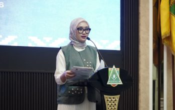 Wagub Lampung Jihan saat membuka Rapat Pimpinan Nasional (Rapimnas) IPPNU Tahun 2026 di Balai Keratun Lantai III, Komplek Kantor Gubernur Lampung || Foto: Dinas Kominfotik Provinsi Lampung