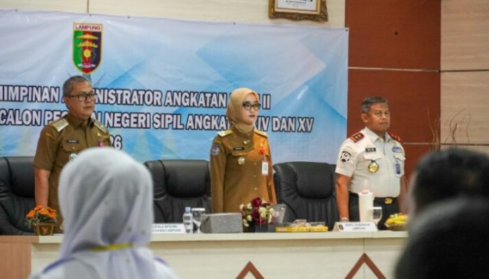 Pemprov Lampung Siapkan ASN Unggul Melalui PKA dan Latsar CPNS 2026