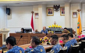 Rapat Sosialisasi Penyesuaian Daerah dengan Perubahan Batas Wilayah yang digelar di Ruang Rapat Utama Kantor Gubernur Lampung || Foto: Dinas Kominfotik Provinsi Lampung