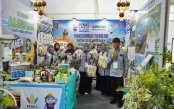Stan Pemerintah Provinsi (Pemprov) Lampung menjadi salah satu pusat perhatian dalam gelaran Pekan Nasional (PENAS) Petani dan Nelayan XVII Tahun 2026 || Foto: Dinas Kominfotik Provinsi Lampung