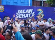 Jalan Sehat HUT Bandar Lampung ke 344, Warga Teluk Betung Boyong Doorprize