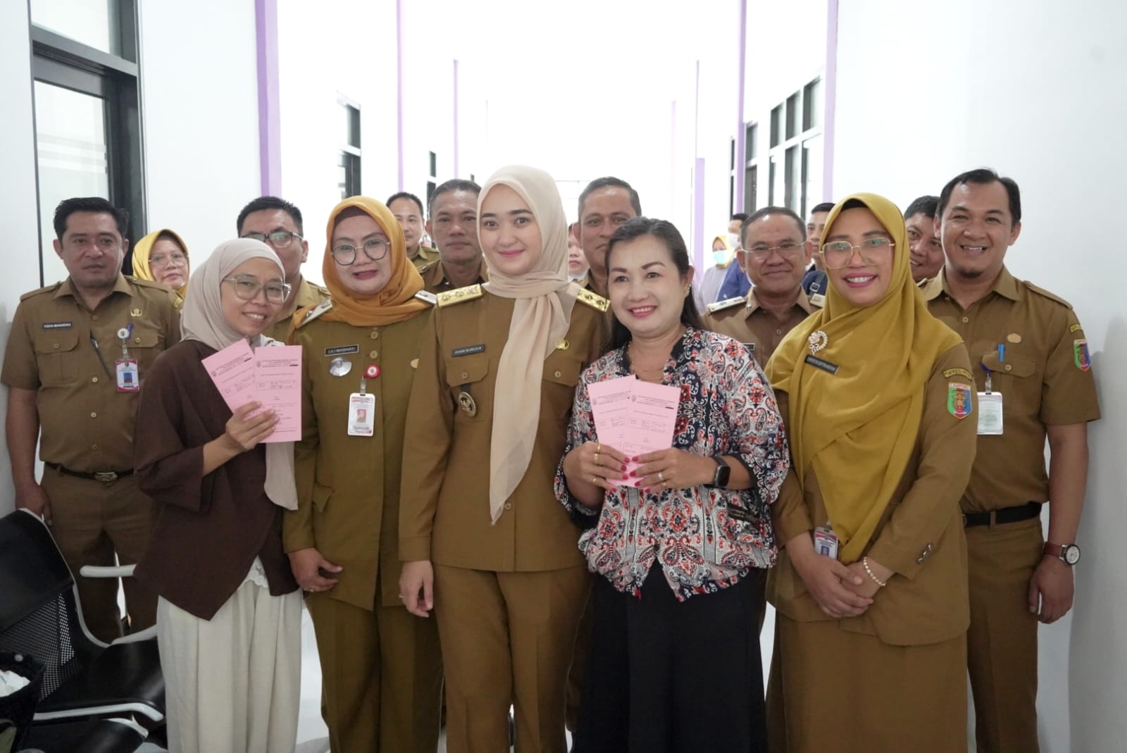 Gubernur Lampung Jihan Nurlela saat meninjau pembangunan calon Rumah Sakit Hewan Provinsi Lampung || Foto: Dinas Kominfotik Provinsi Lampung