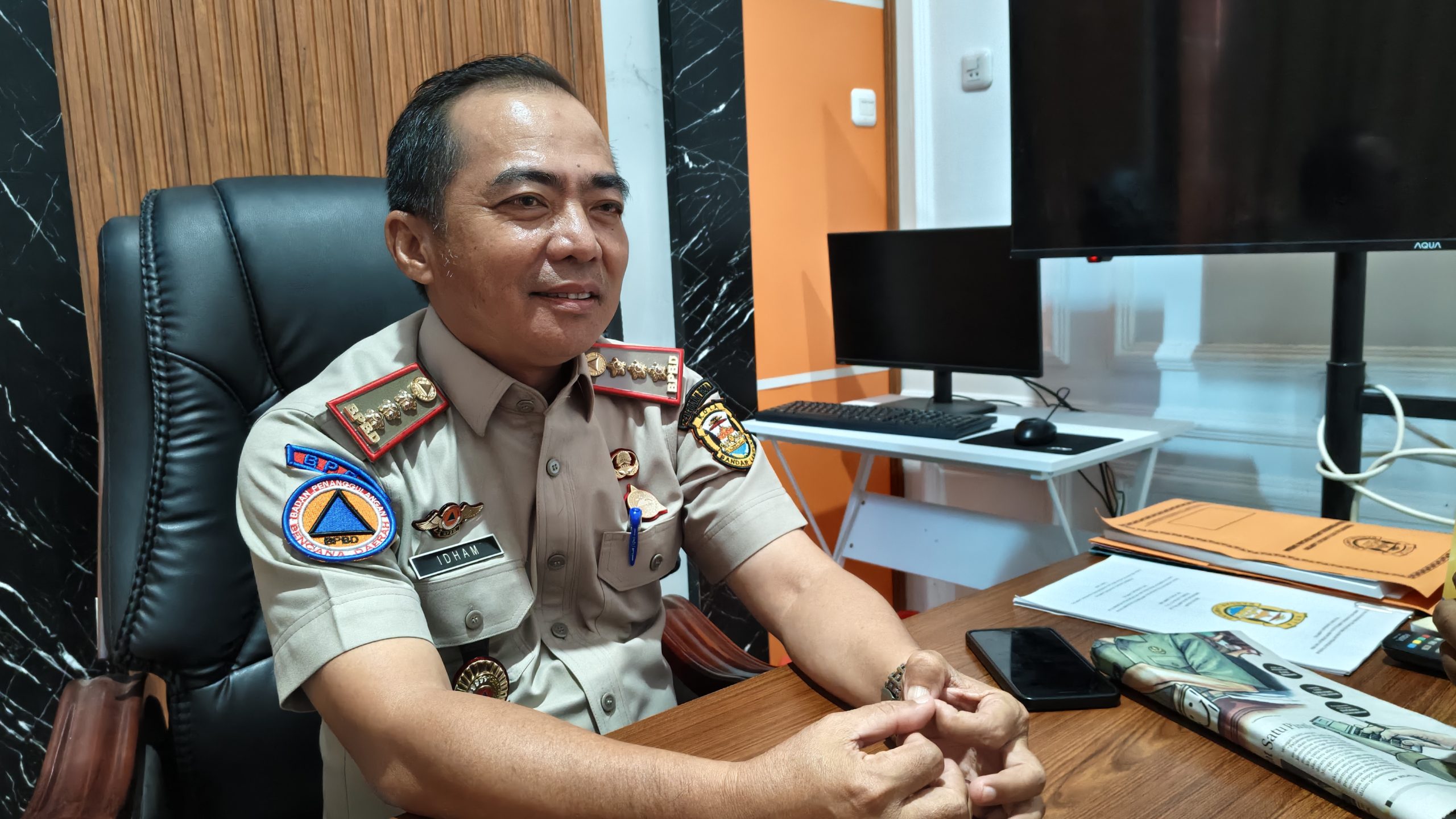 Kepala Pelaksana (Kalak) BPBD Bandar Lampung, Idham Basyar || Foto: Ridho/5W1HINDONESIA.ID