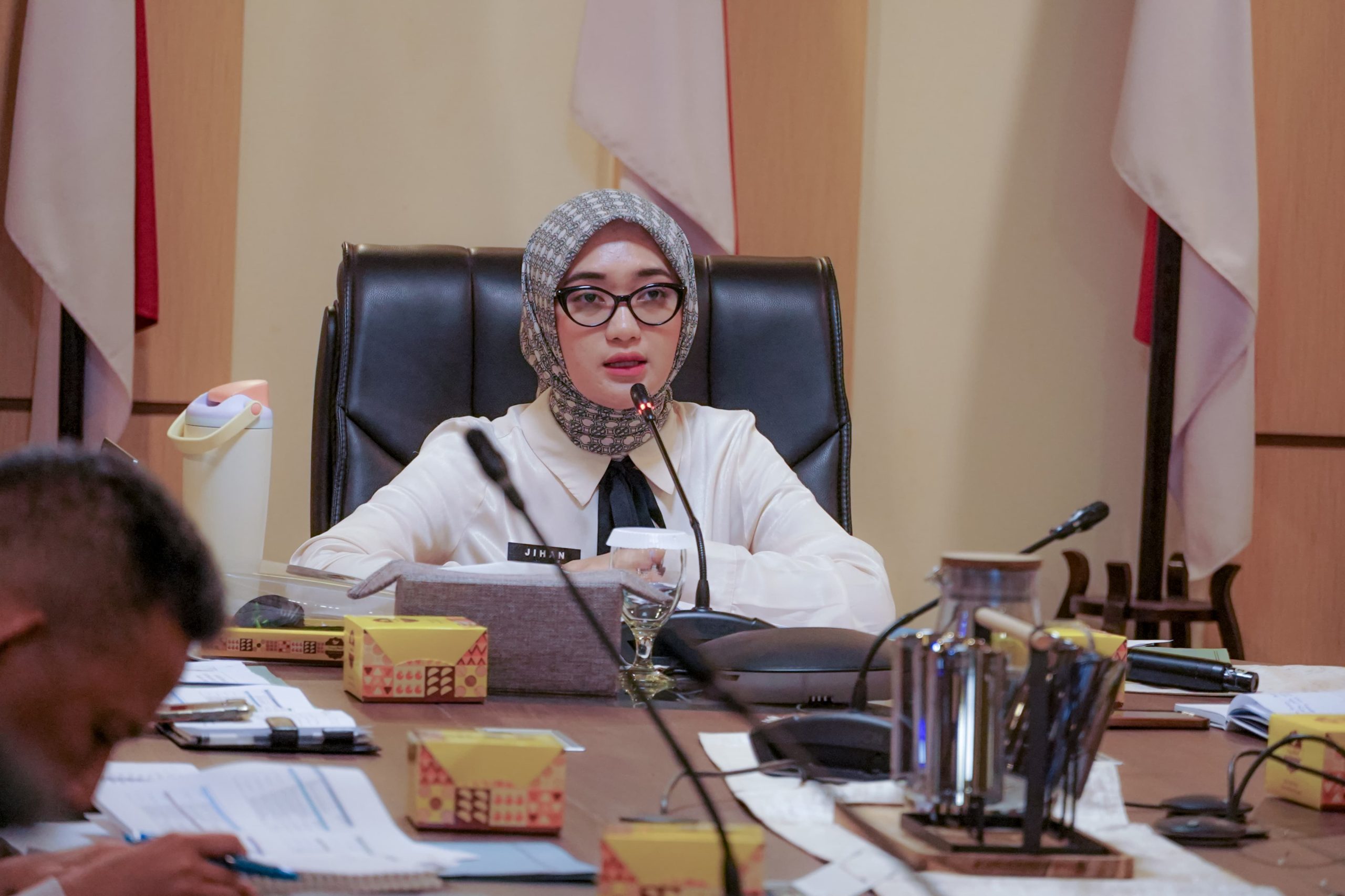 Pemprov Lampung menggelar Rapat Koordinasi Lintas Sektor Akselerasi Eliminasi Malaria Provinsi Lampung Tahun 2026 secara virtual di Ruang Sakai Sambayan, Kantor Gubernur Lampung || Foto: Dinas Kominfotik Provinsi Lampung