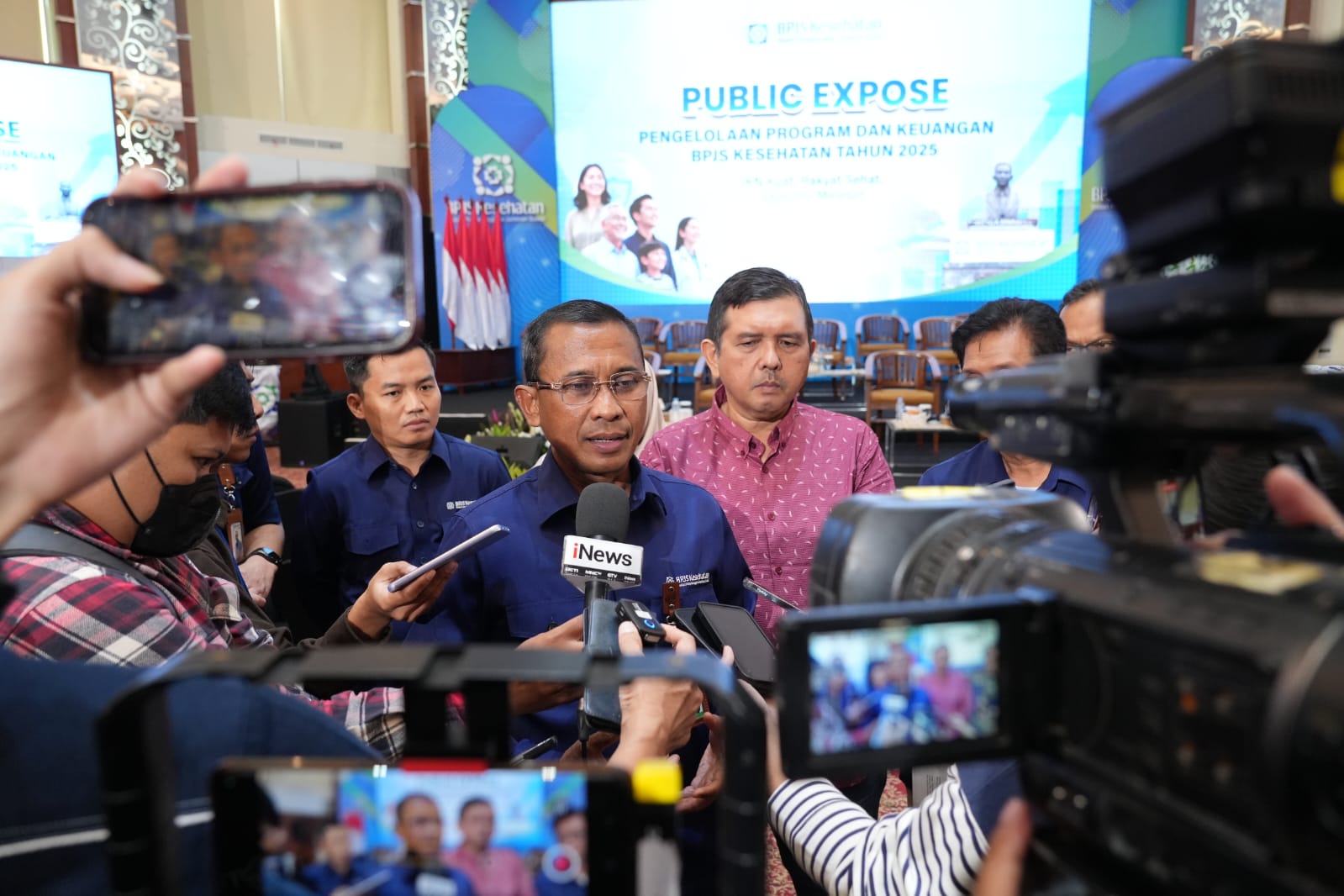 Direktur Utama BPJS Kesehatan, Prihati Pujowaskito, dalam Public Expose Laporan Pengelolaan Program dan Laporan Keuangan BPJS Kesehatan Tahun 2025 || Foto: BPJS Kesehatan