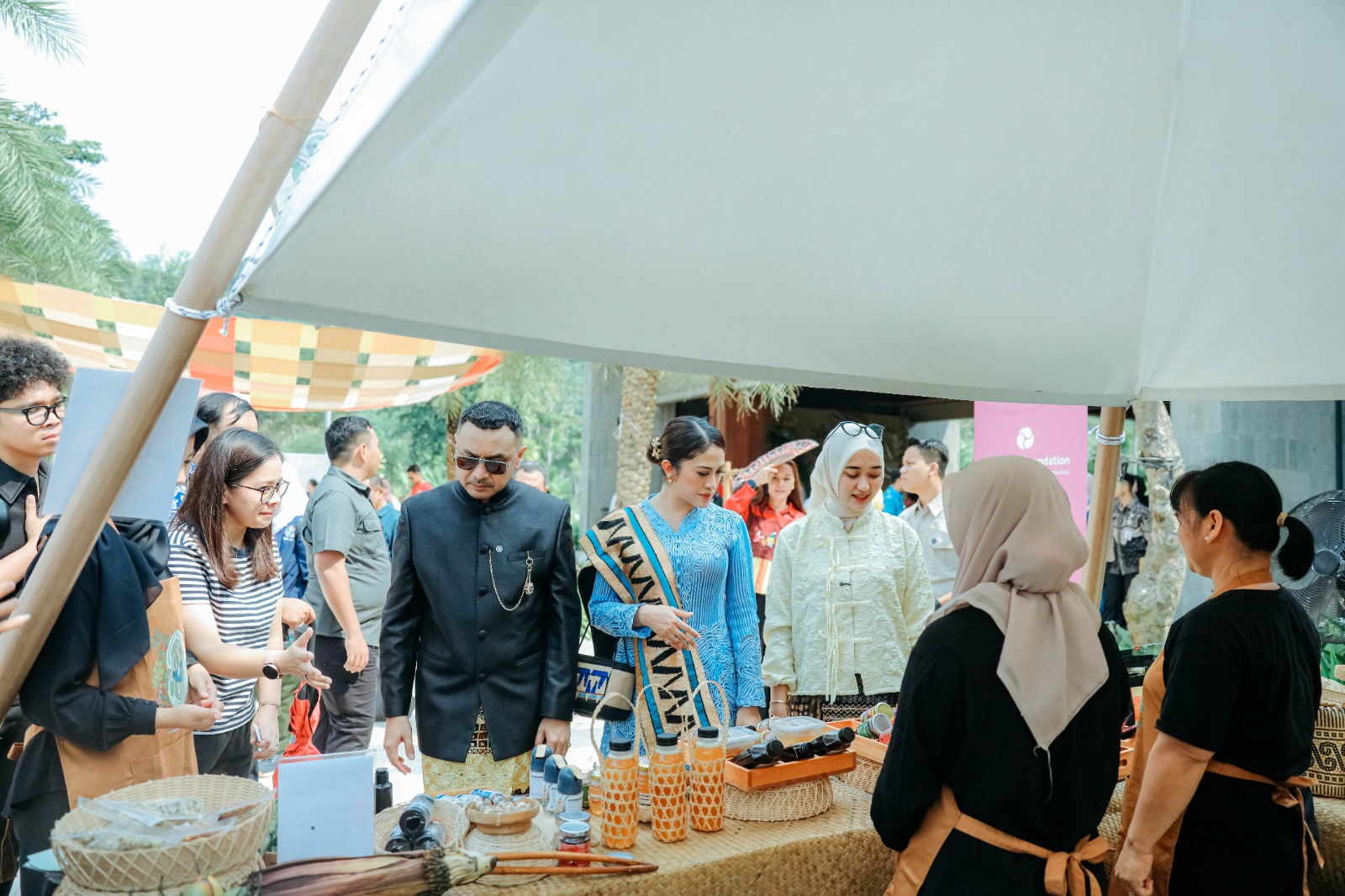 Wagub Lampung, Jihan Nurlela, saat menghadiri pembukaan Pesenggiri Festival 2026 di Lampung Marriott Resort & Spa, Pesawaran || Foto: Istimewa