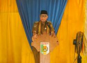 Gubernur Lampung Rahmat Mirzani Djausal pada pertemuannya dengan Tokoh Adat dan Penyimbang Marga Jabung di Balai Adat Desa Negara Batin Kecamatan Jabung || Foto: Dinas Kominfotik Provinsi Lampung