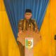 Gubernur Lampung Rahmat Mirzani Djausal pada pertemuannya dengan Tokoh Adat dan Penyimbang Marga Jabung di Balai Adat Desa Negara Batin Kecamatan Jabung || Foto: Dinas Kominfotik Provinsi Lampung