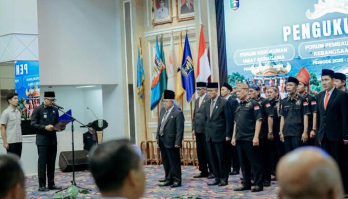 Kukuhkan Tiga Forum Strategis, Gubernur Mirza Ajak Semua Elemen Jaga Harmoni Lampung
