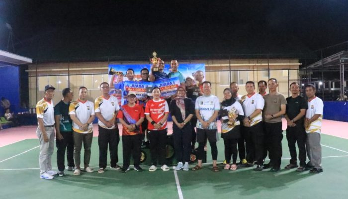 Meriahkan Hari Bhayangkara ke-80, Polres Lamtim Pererat Sinergi Forkopimda Lamtim Lewat Turnamen Tenis Kapolres Cup