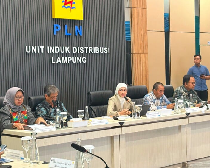 Ketua Tim Kunjungan Kerja Legislasi Komisi XII DPR RI, Putri Zulkifli Hasan, memimpin kunjungan kerja spesifik di PLN UID Lampung dalam rangka menghimpun masukan untuk penyempurnaan RUU Ketenagalistrikan || Foto: PLN UID Lampung