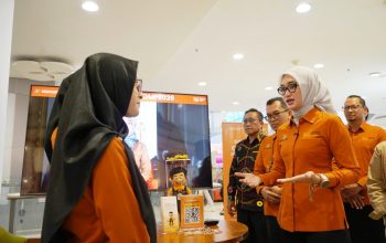 Wakil Gubernur Jihan Nurlela saat menjadi Pendamping Kehormatan pada Pendataan Lapangan Sensus Ekonomi 2026 di Mal Boemi Kedaton (MBK), Bandar Lampung || Foto: Dinas Kominfotik Provinsi Lampung