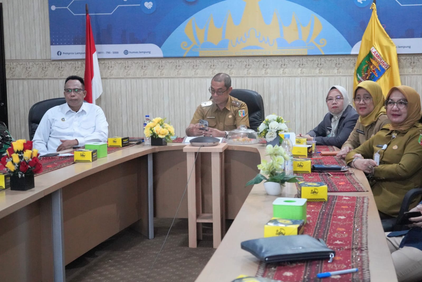 Pemprov Lampung mengikuti Rapat Koordinasi Pengendalian Inflasi Daerah Tahun 2026 yang dirangkaikan dengan evaluasi dukungan pemerintah daerah terhadap Program 3 Juta Rumah || Foto: Pemerintah Provinsi Lampung