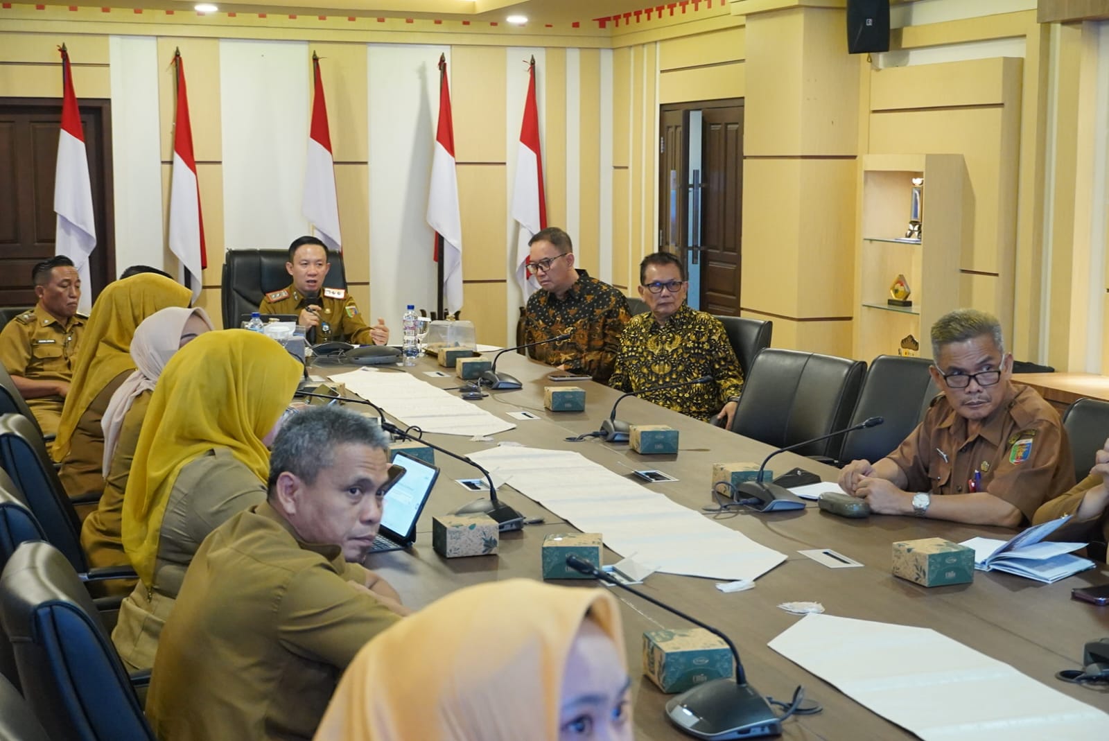 Pemprov Lampung menerima kunjungan Tim Penilai Asosiasi Dinas Komunikasi dan Informatika Provinsi Seluruh Indonesia (ASKOMPSI) dalam rangka visitasi ASKOMPSI Digital Leadership Government Award (ADLGA) 2026 || Foto: Pemerintah Provinsi Lampung