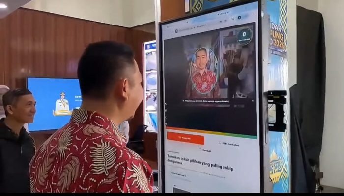 Aplikasi AI Rupa Wajah Diskominfo Bandar Lampung Sedot Perhatian Pengunjung Expo 2026