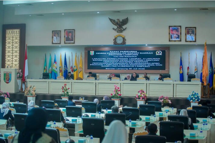 Pemprov Lampung bersama DPRD Provinsi Lampung menyepakati pengesahan Rancangan Peraturan Daerah (Raperda) tentang Pertanggungjawaban Pelaksanaan APBD Tahun Anggaran 2025 || Foto: Pemerintah Provinsi Lampung