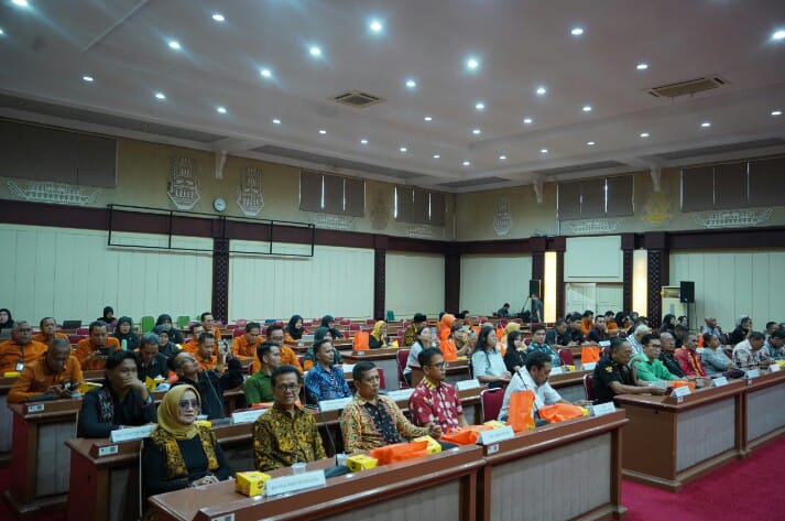 Kegiatan Sosialisasi dan Pendataan Sensus Ekonomi 2026 yang digelar di Gedung Pusiban, Kantor Gubernur Lampung || Foto: Pemerintah Provinsi Lampung