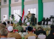 Gubernur Lampung, Rahmat Mirzani Djausal menghadiri peringatan Hari Ulang Tahun (HUT) pertama Kodam XXI/Raden Intan yang digelar di Aula Sudirman, Markas Kodam XXI/Raden Intan || Foto: Pemerintah Provinsi Lampung