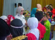 Wagub Lampung Jihan Nurlela saat menghadiri Kunjungan Kerja Ketua Umum Dharma Pertiwi Evi Agus Subiyanto di SLB Dharma Bakti Dharma Pertiwi || Foto: Pemerintah Provinsi Lampung