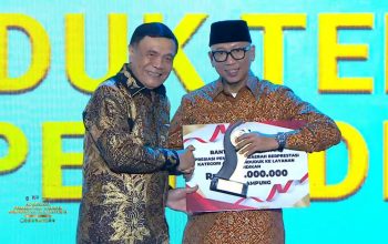 Pemprov Lampung bersama sejumlah pemerintah kabupaten/kota di Lampung menorehkan prestasi pada ajang Apresiasi Pemerintah Daerah Berprestasi 2026 Batch II Regional Sumatra yang digelar di Batam, Kepulauan Riau || Foto: Pemerintah Provinsi Lampung